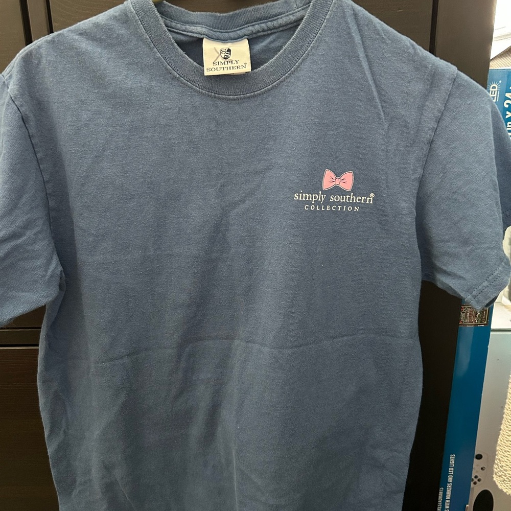 small blue simply southern collectible tee